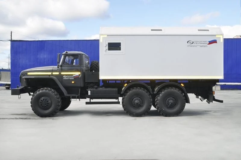 Repair and welding unit (RWU) UZST brand, type UZST01, modification 586C-14 on chassis Ural 43203-1151-61, 43203-1151-63, 43203-