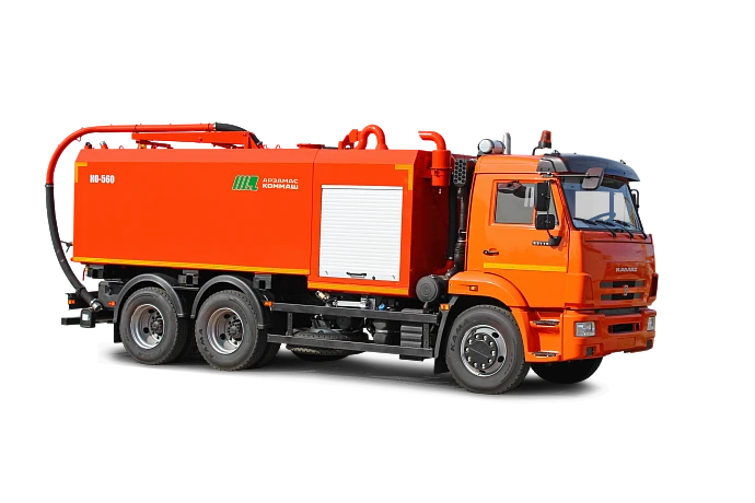 Combination machine KO-560, type 65115-VKH, modification KO-560, base chassis: KAMAZ-65115-A5, KAMAZ-65115-50, KAMAZ-65115-50.