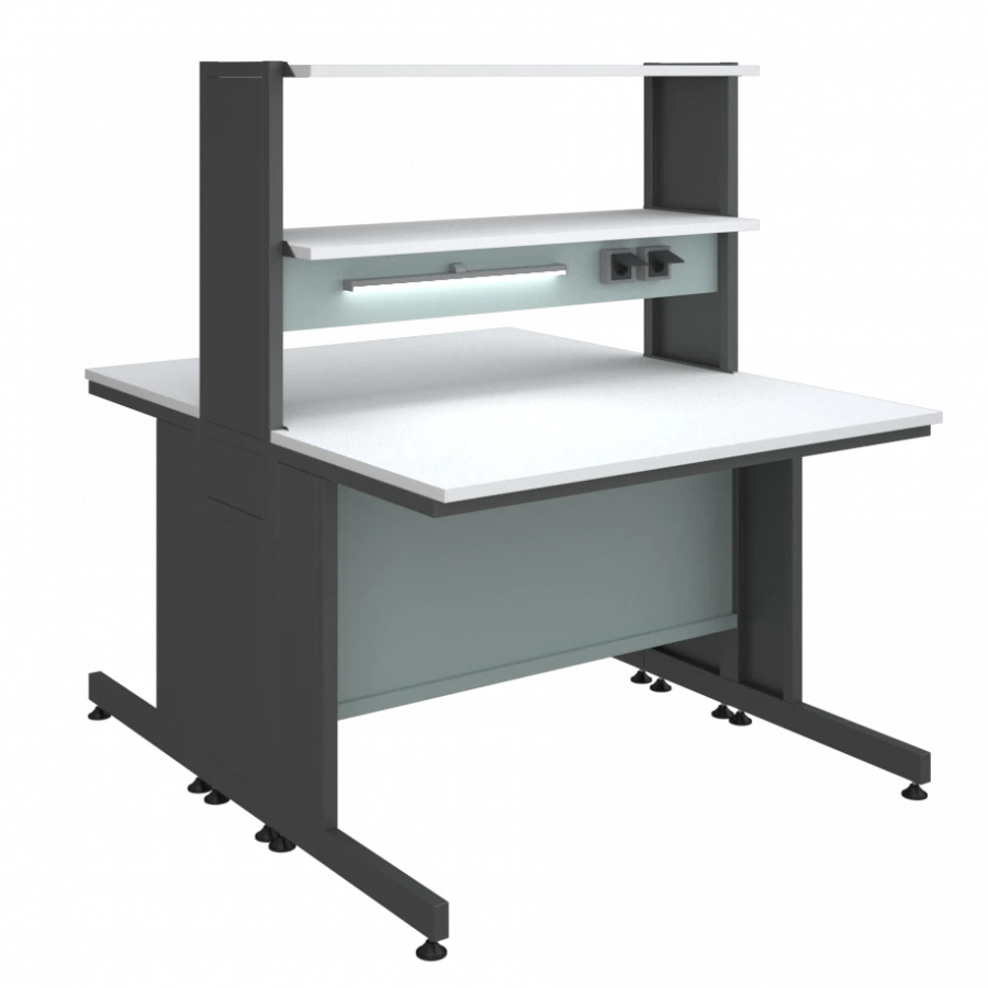 Low laboratory table with extension 2