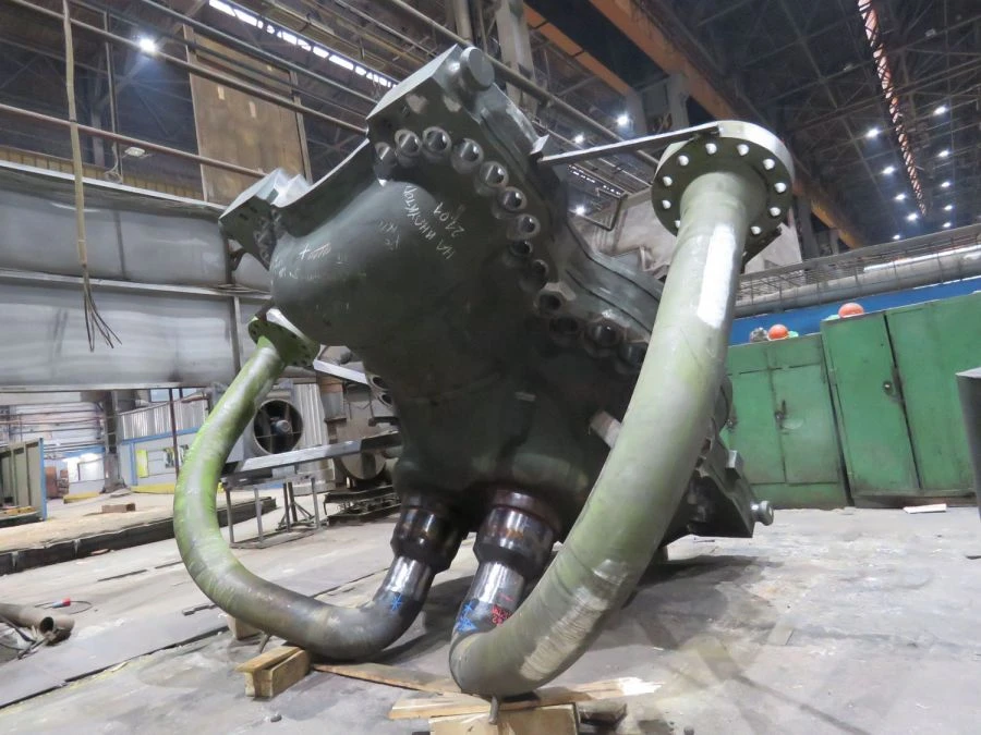 Medium pressure cylinder with SD valve block for steam turbine K-330-23,5-6MR of power unit No. 3 of Iriklinskaya GRES