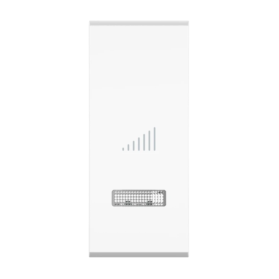 CADUCEUS ALING MODE LED push-button dimmer switch, 200W, 230V~, 1M, white, art. 6674.0