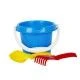 Game Children's sand set "Baby" 3pr.(bucket "Baby", scoop 16cm, rake 15cm)