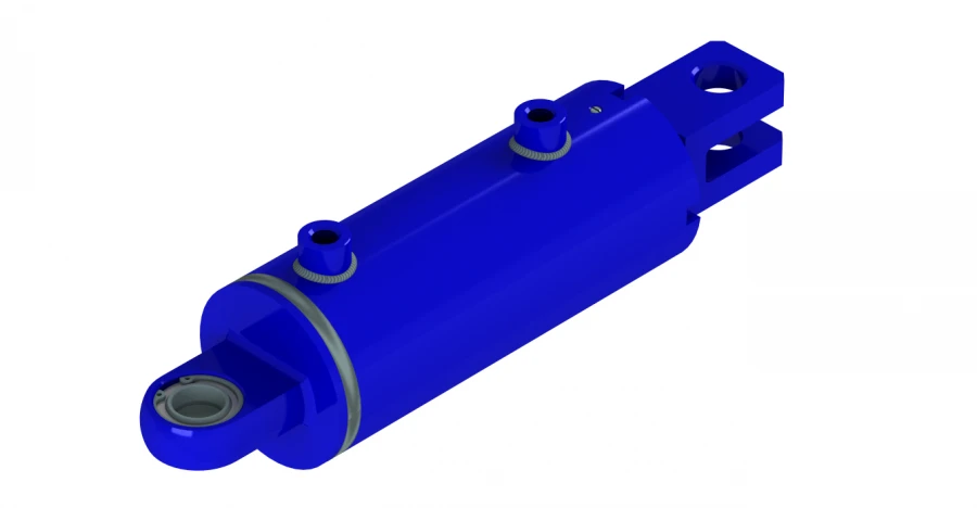 Hydraulic cylinder 1266.00.00.00.00 (80x40-80, mm), 20MPa