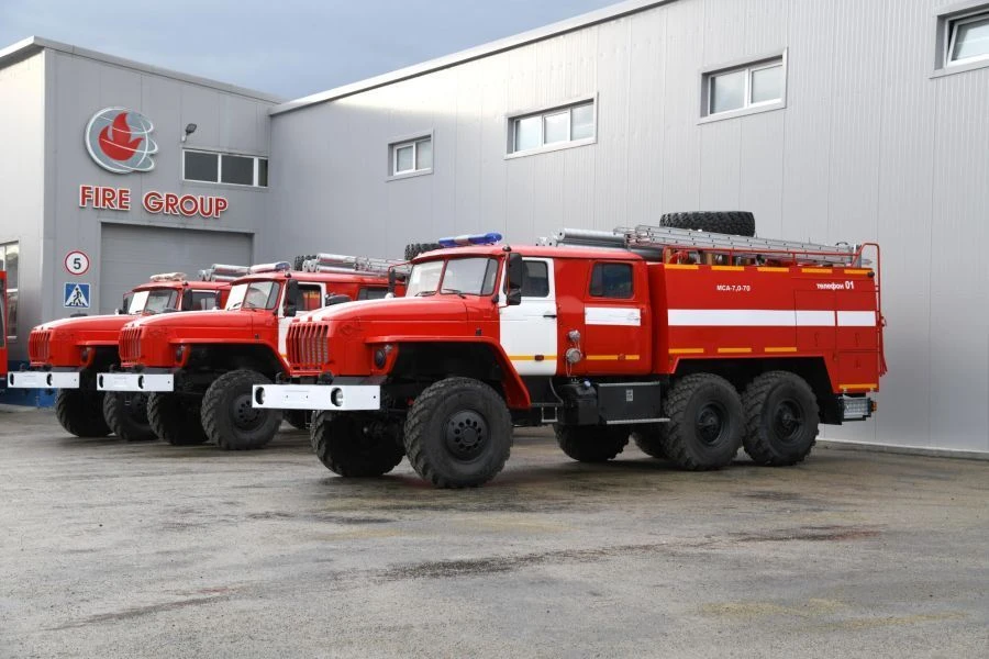 Multifunctional rescue vehicle MCA-7, type 58817, mod.58817E (mod.6), on h.Ural-4320-1951-60,-62,-70-72,-74; Ural-5.