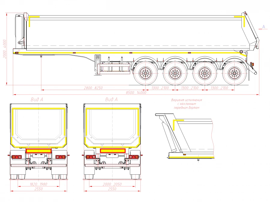 Semi-trailer - tipper 951060