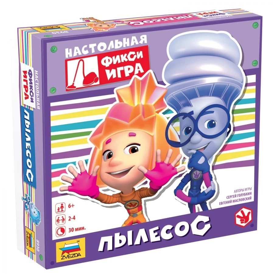 Board game "Fixiki. Vacuum Cleaner"