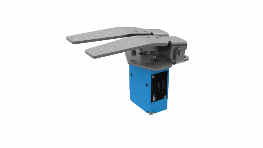 Double spool control units with two pedals of 231BFM series