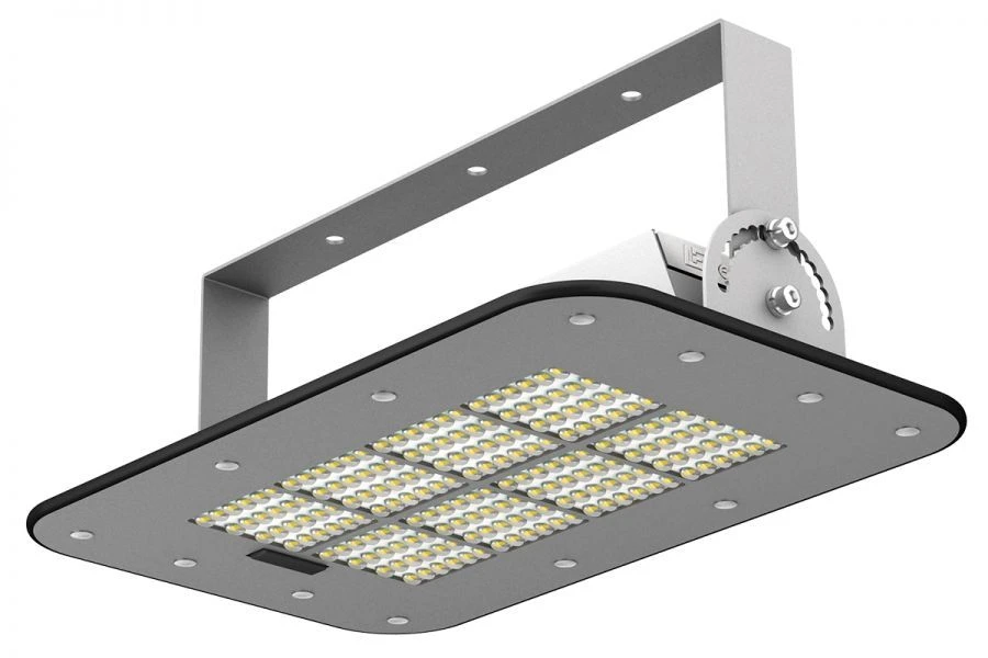 Industrial LED wall-mounted luminaire KEDR SBU LE-SBU-32-095-1071-67X 100VT 5000K 13250LM 379x262x151MM UHL1 dark grey
