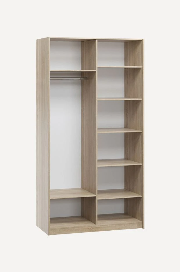 Wooden compartment cupboard
