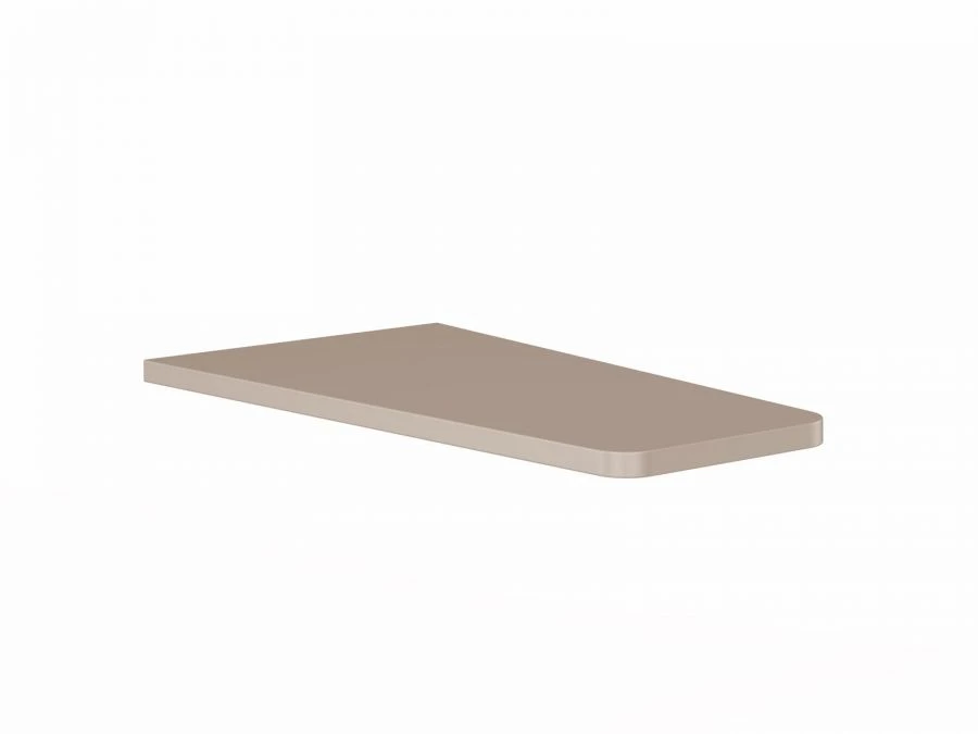 Fitting plate right (rounded corners) , item No. JNO112DX