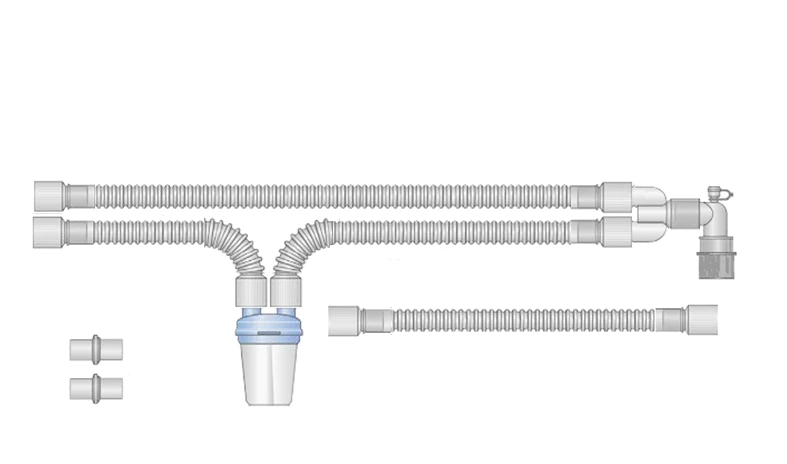 Respiratory devices for joint use with anaesthetic and resuscitation equipment, version: p