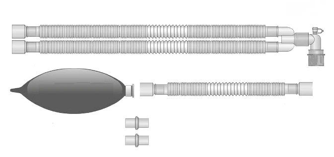 Respiratory devices for joint use with anaesthetic and resuscitation equipment, version: a