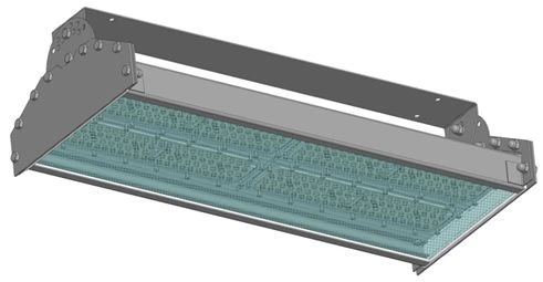 LED luminaires of series "EL.Led.Industry.Chim."