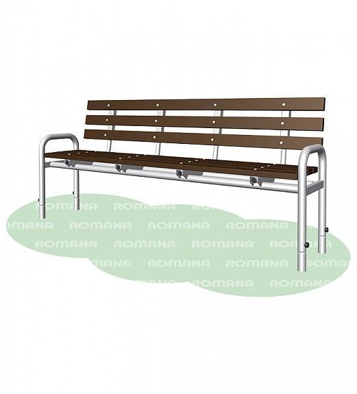 Bench (plastic) Romana 302.02.00