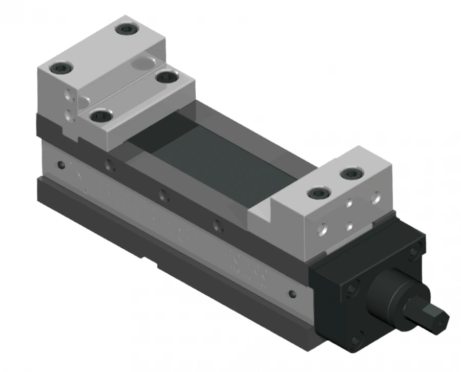 BB.VS.100.11.001 Vise PC100 with set of stepped jaws BriBase