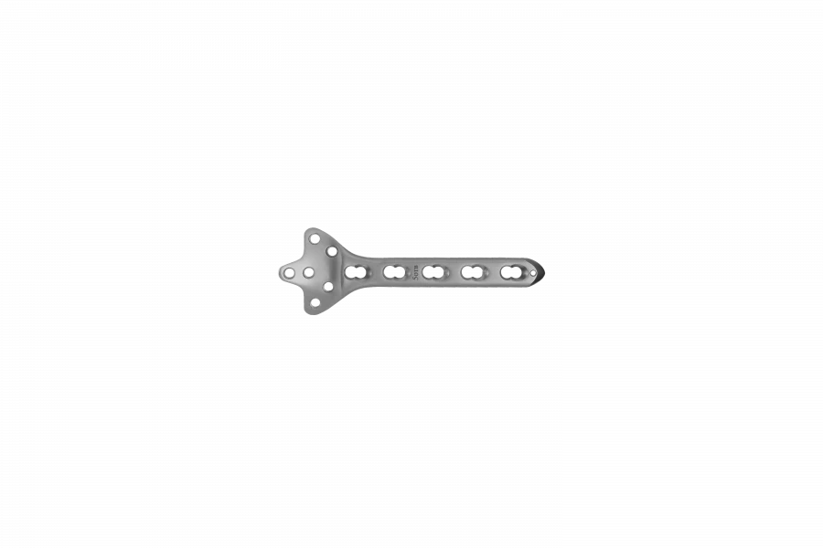 Clover leaf plate with angular stability (for 3,5 and 5,0 mm screws)