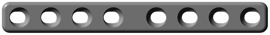Miniplate straight (length 36...116mm)