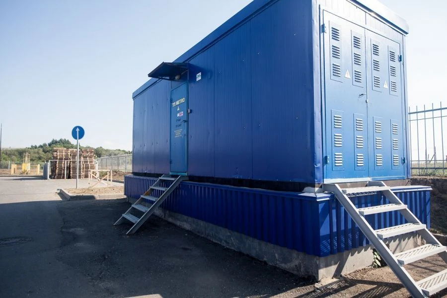 Complete transformer substations in sandwich type block-modular building (KTPNU)
