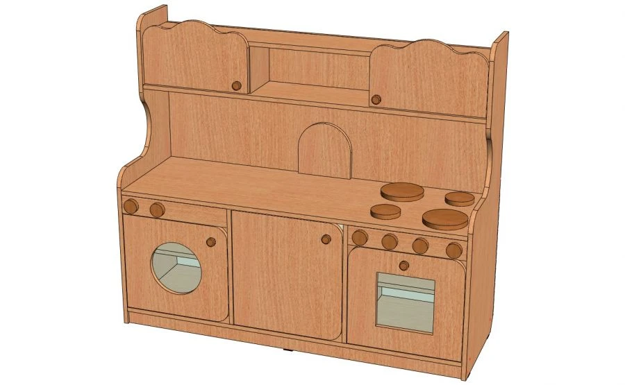 Play area Set of furniture "Kitchen-1". Model: IZ-K1