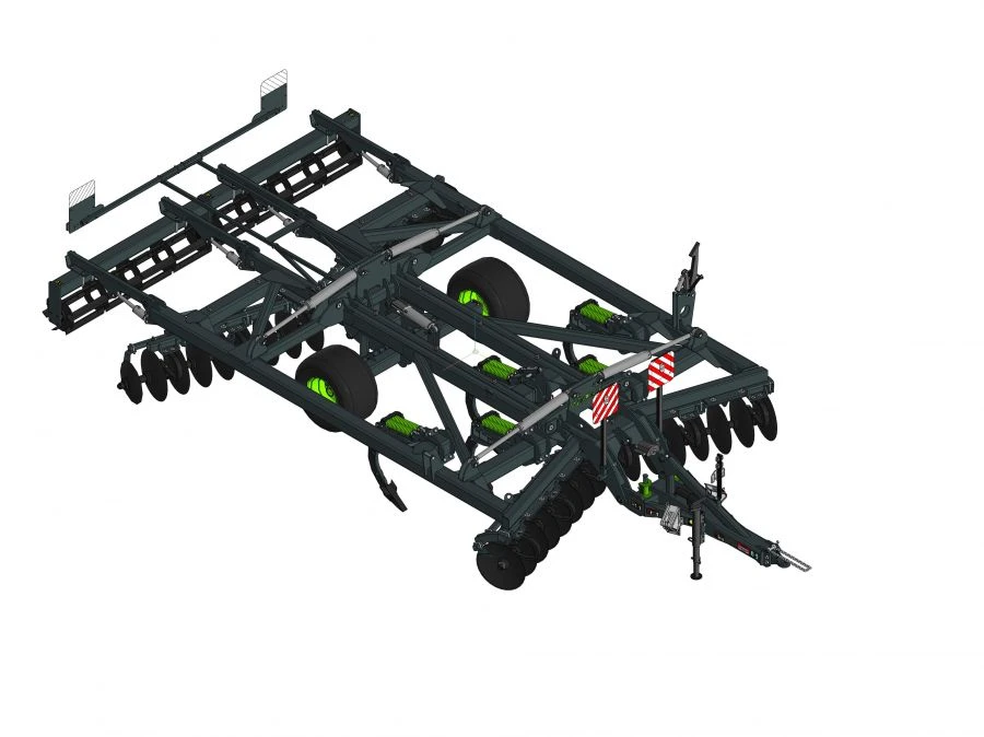 Semi-trailed deep loosener mulcher PPP-4