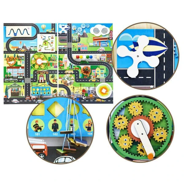 Bisiboard (didactic panel) CITY ENVIRONMENT