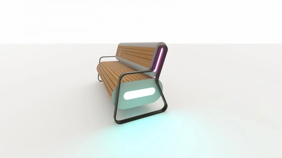 Neon" bench, article no. 77222