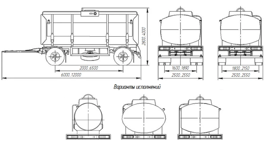 Slurry tanker trailer STK 9020-50