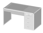 Light table with drawer dimmable 1500x800x800 mm (light area 800x600 mm)