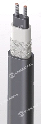 Low-temperature self-regulating heating cable with conductive conductors made of tinned copper or nickel-plated wires