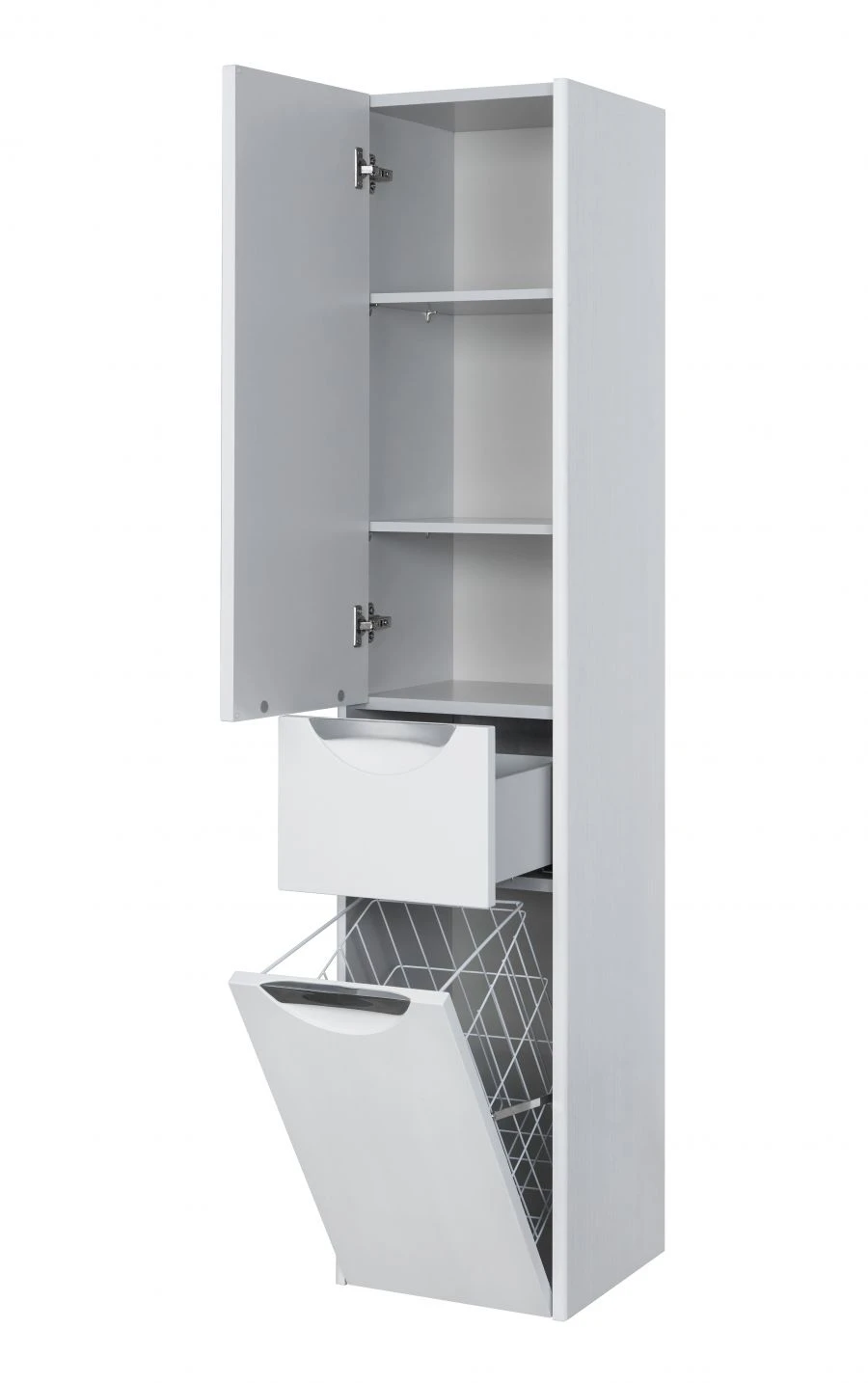 Cupboard - column Aquaton Silva left oak polar 1A215603SIW7L1.A215.6.03S.IW7.L