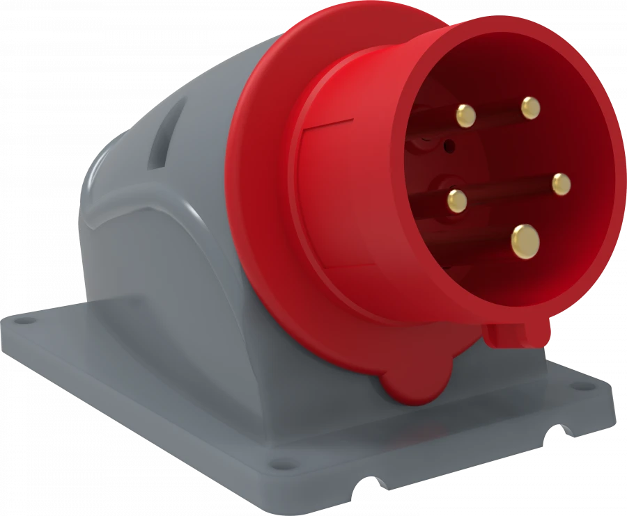 PSN52-016-5 Stationary plug SSI-515 16A-6h/200/346-240/415V 3P+RE+N IP44 MAGNUM IEK