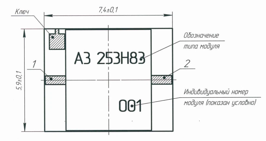 Module A3.253-N83 SFEK.434820.001TU
