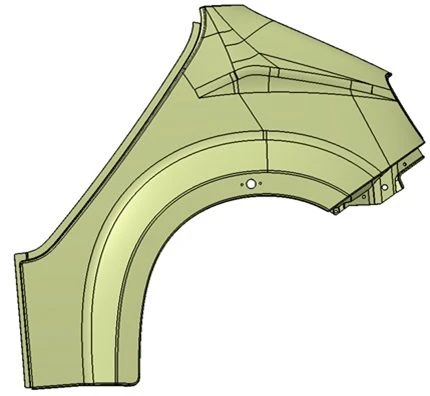 A63R42-8403020 Right front wing