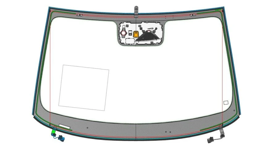 00612LFW00012 / 5206105XKN61A / Windscreen assembly