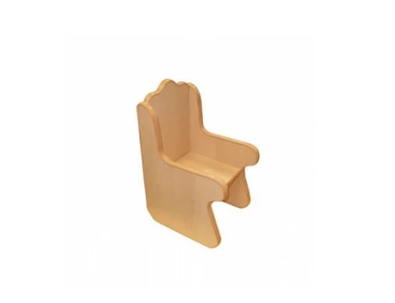 Children's wooden armchair model MM165