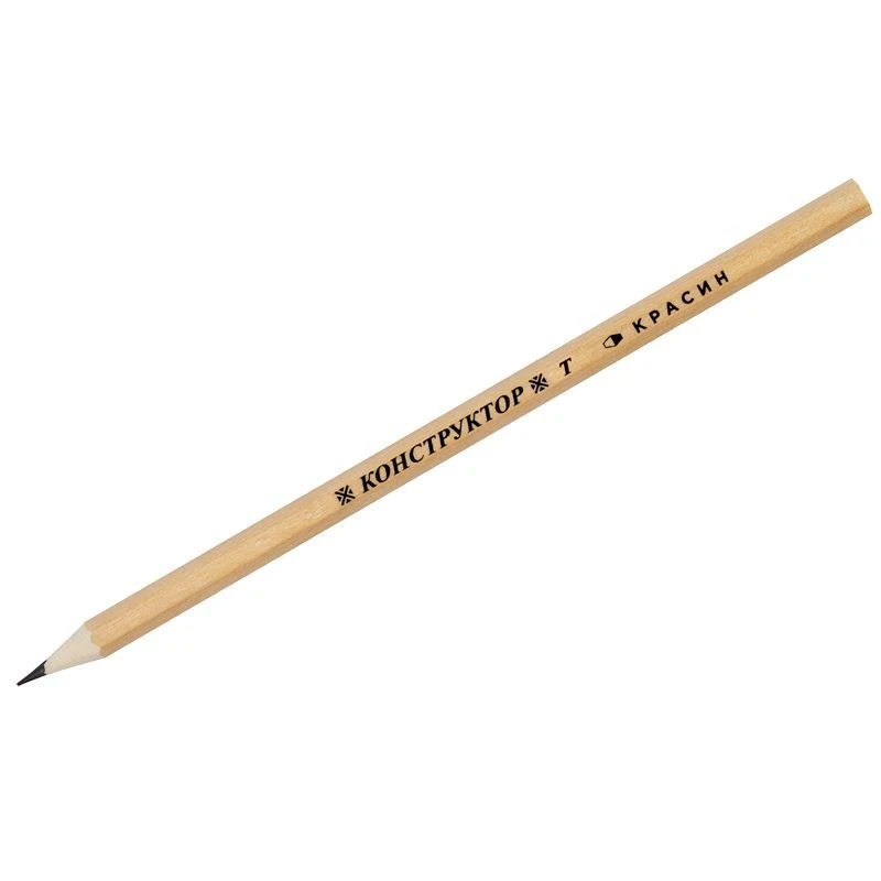 Pencil h/g Krasin "Konstruktor" T (H) hexagonal, sharpened.