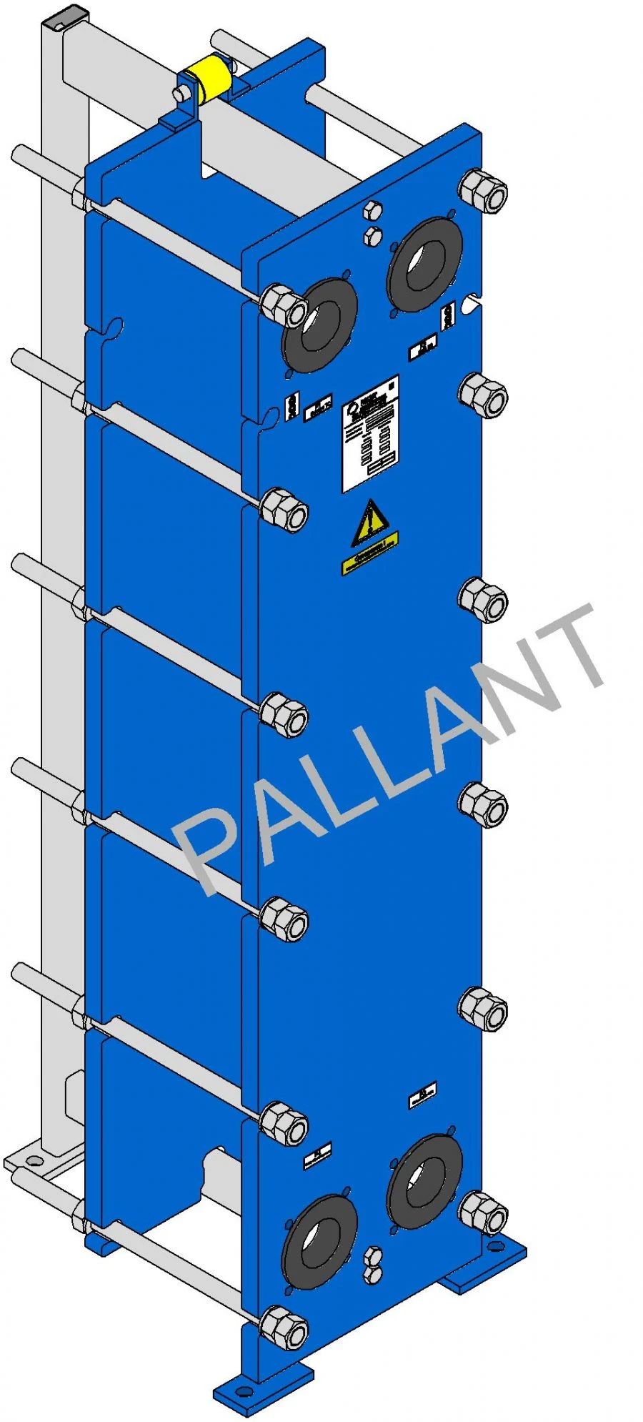 Plate heat exchanger casing FP/PF 150