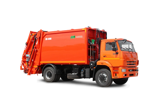 Rear-loading rubbish truck KO-440V, type KO-440V, base chassis: KAMAZ-53605-A5.