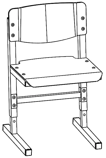 Universal transformable chair model SUT.05-03