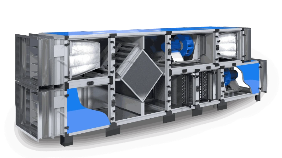 Industrial air conditioners, series (types) "TKU"