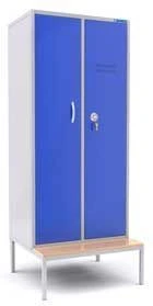 Metal cupboard for overalls of "Venets" model