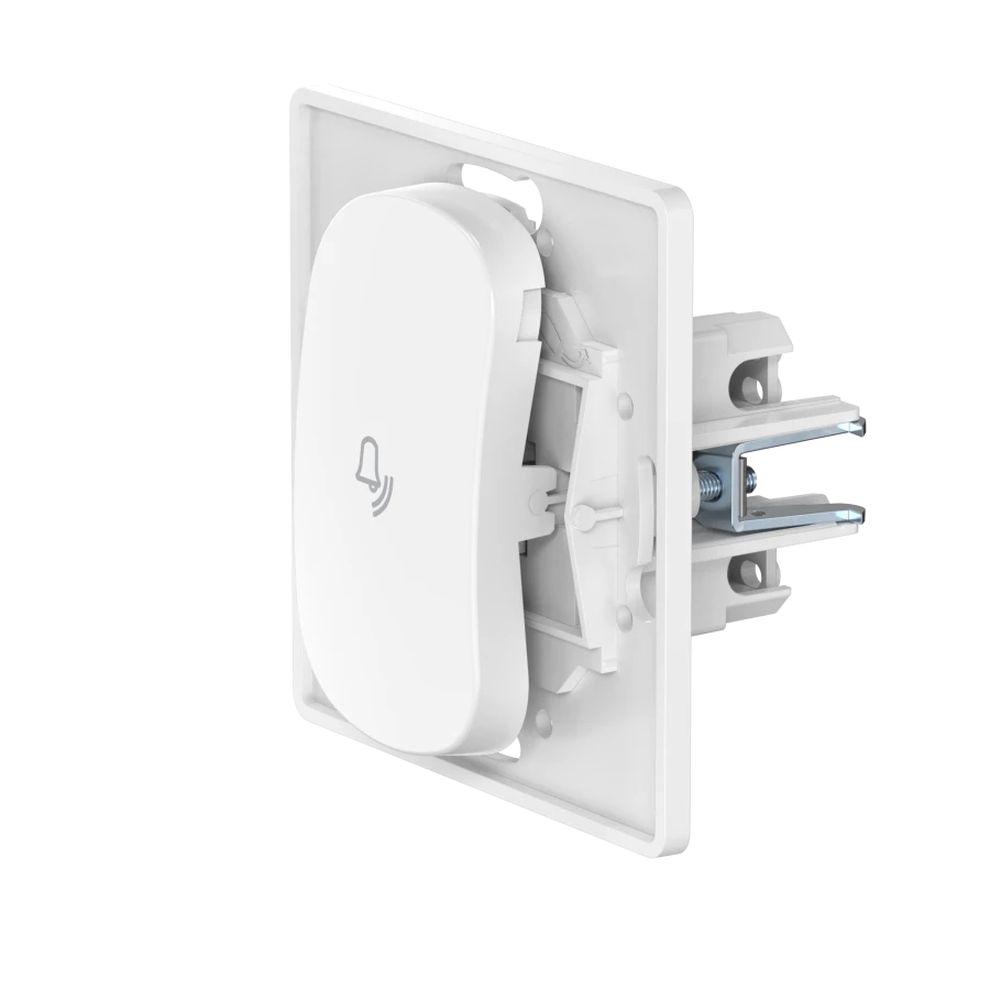 CADUCEUS ALING EON Flush-mounted push-button switch 10A, 250V~, white, art. no. E610U.0 (mechanism)