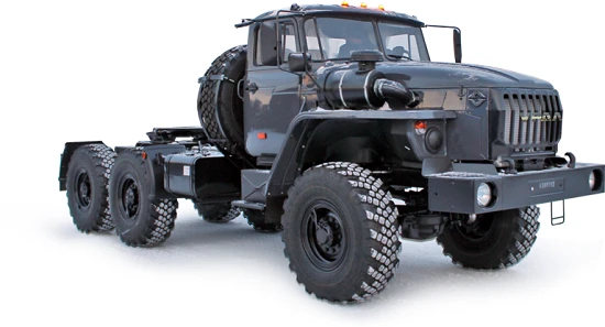 Truck tractor Ural 44202-0311-72 (Equipment options: gearbox ZF 9S1315, 9S1310; clutches ZF, Hammer; transfer case: URAL)