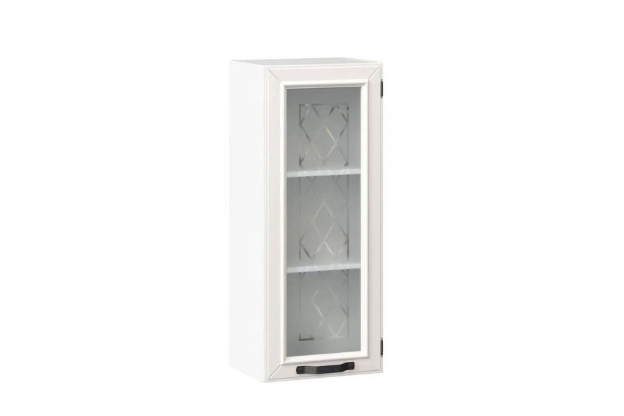 Marina LD.273670.000 Door front 400 high glass Type 3 (Alabaster )