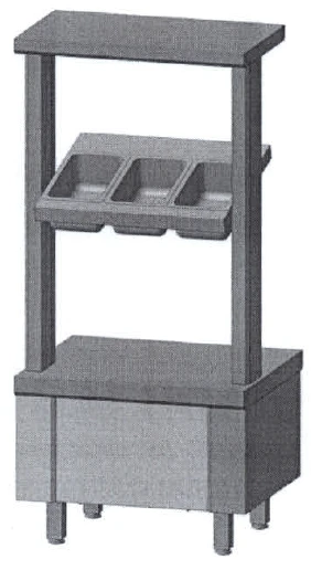 Cutlery module MS (Serving line "Iterma-700")