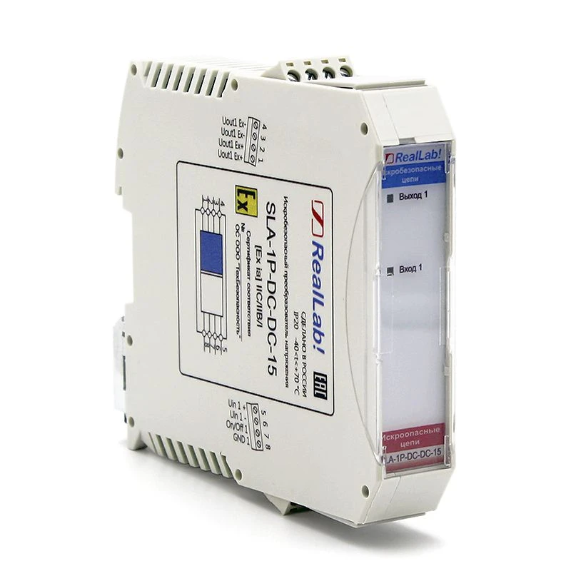 SLA-1P-DC-DC-15 Single-channel intrinsically safe power supply unit
