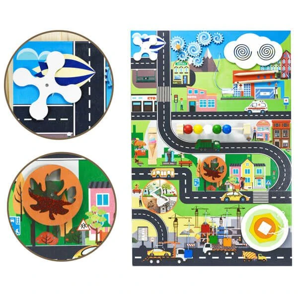 Bisiboard (didactic panel) CITIZEN MEDIA. KINDERGARTEN