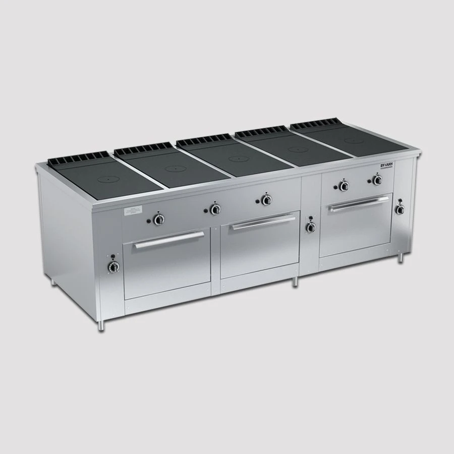 Gas cooker with closed flame PRG-IIA-5C 3DSh "Maxi"