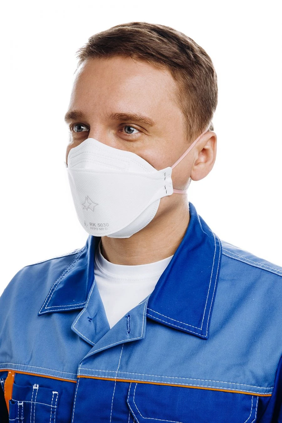 Personal respiratory protection equipment with filtering half-mask: respirator RK 5030 FFP3 NR D for protection against aerosols