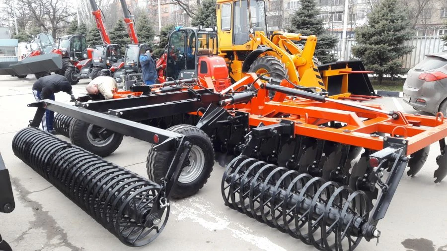 Modernised universal disc harrow BDM-U 7x4PG trailed